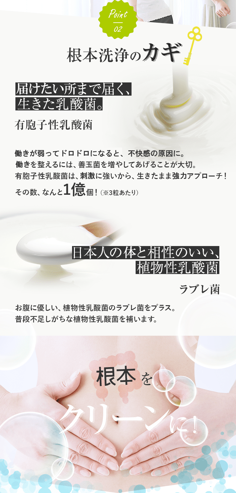 腸内臭洗浄のカギ